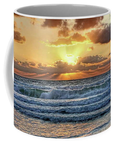 Florida Sunset Coffee Mug featuring the photograph Gulf Waters by HH Photography of Florida