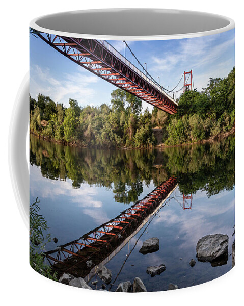 Guy West Bridge Coffee Mug featuring the photograph Guy West Bridge by Gary Geddes