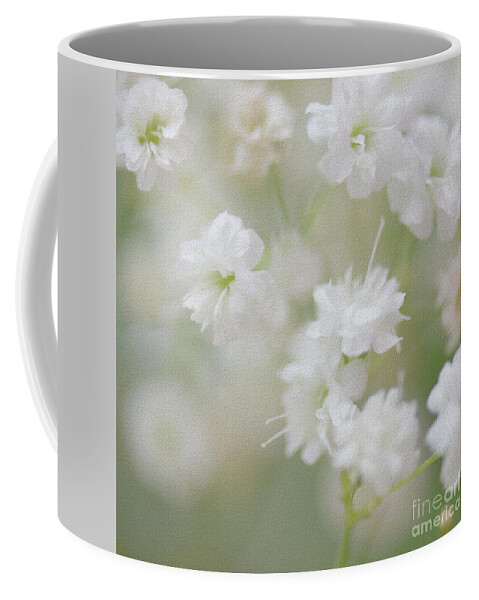 Gypsophila Coffee Mug featuring the photograph Gypsophila by Yvonne Johnstone