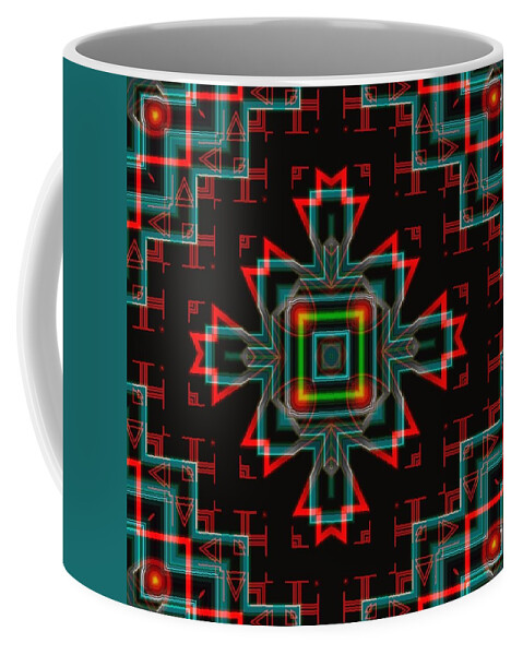 Wunderle Coffee Mug featuring the digital art Halcon Semiconductor by Wunderle