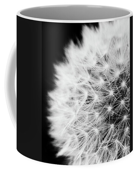 Dandelion Coffee Mug featuring the photograph Half Dandelion by Michael Hubley