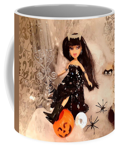 Halloween Queen Bratz Doll Jade Coffee Mug by Natasa Janjatovic