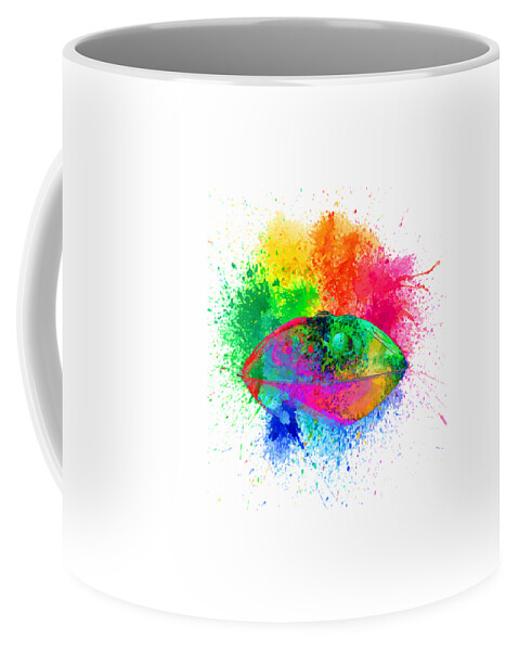 Handpan Coffee Mug featuring the digital art Handpan colorfull by Alexa Szlavics