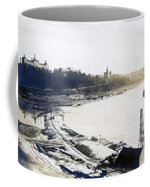 Harlem River Coffee Mug featuring the photograph Harlem River, 1905 by Cole Thompson