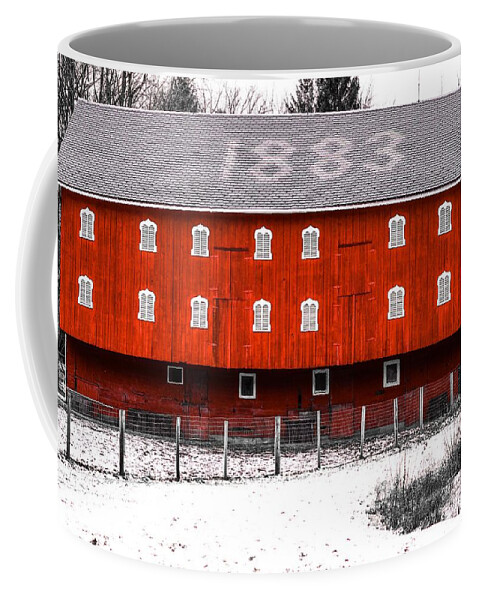 Ohio Coffee Mug featuring the photograph Hartong Barn by Mary Walchuck