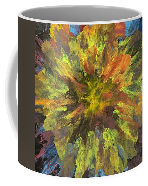 Harvest Coffee Mug featuring the painting Harvest by Nicole DiCicco