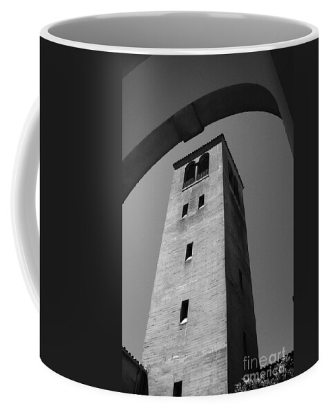 San Francisco Arts Institute Coffee Mug featuring the photograph Haunted Tower of the San Francisco Arts Institute by Tony Lee
