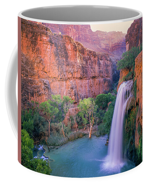 Havasu Coffee Mug featuring the photograph Havasu Falls- Paradise in the Desert by Mark Miller