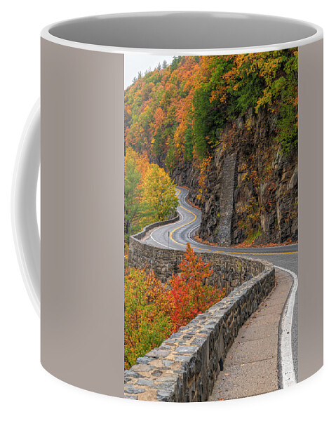 Mist Coffee Mug featuring the photograph Hawk's Nest Point Of View by Angelo Marcialis