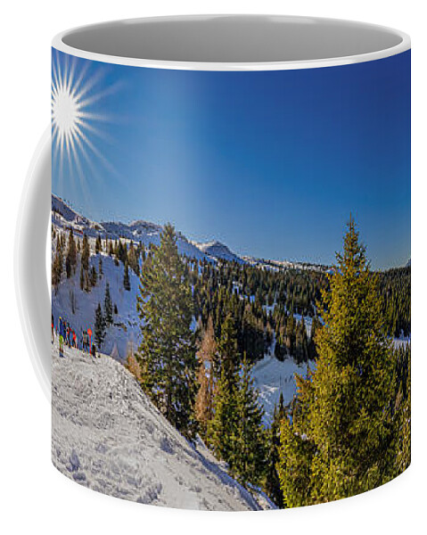 Mountain Coffee Mug featuring the photograph Let the sun kisses you by The P