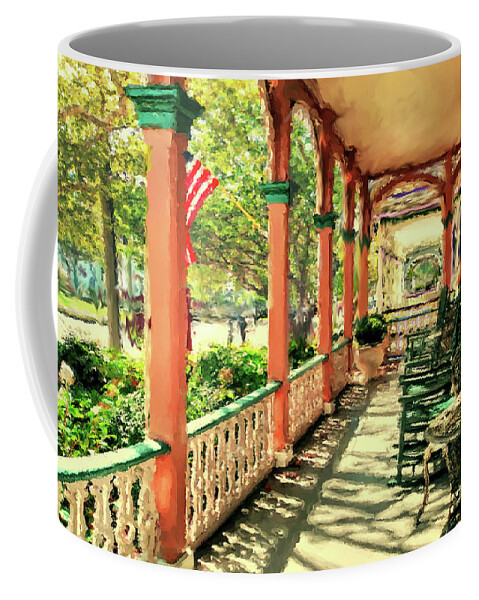 The Mainstay Coffee Mug featuring the painting The Mainstay by Joel Smith