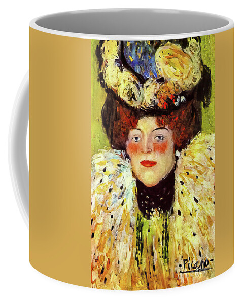 Head of a Woman by Pablo Picasso 1901 Coffee Mug by Pablo Picasso - Fine  Art America