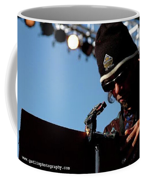 Festival Coffee Mug featuring the painting Health and Harmony fest by Neal Barbosa