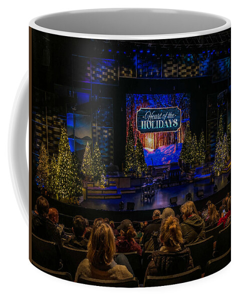 Theatre Coffee Mug featuring the photograph Heart of the Holidays by Richie Parks