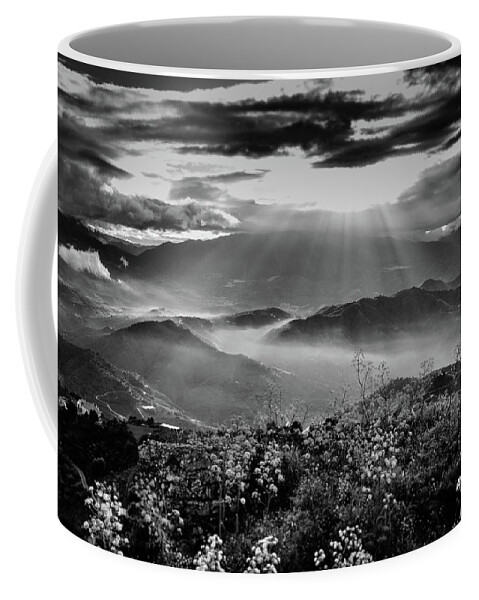 Sunrise Coffee Mug featuring the photograph Heaven up here by Gary Browne