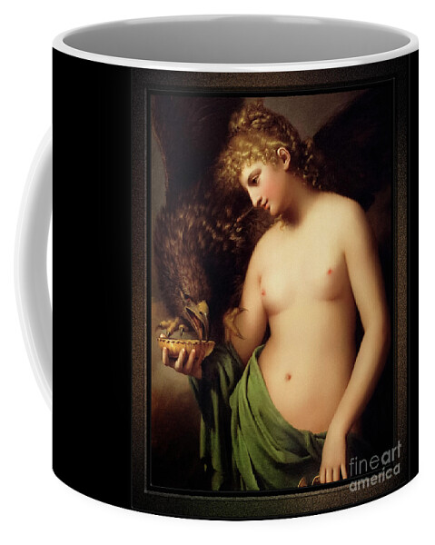 Hebe Coffee Mug featuring the painting Hebe Offering Cup to Jupiter by Gaspare Landi Fine Art Old Masters Reproduction by Rolando Burbon