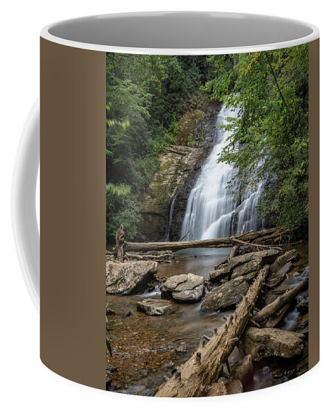 Water Coffee Mug featuring the photograph Helton Falls by David Hart