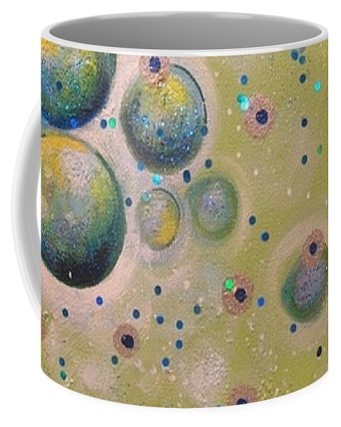Abstract Coffee Mug featuring the painting Here Comes Hope by Eleatta Diver