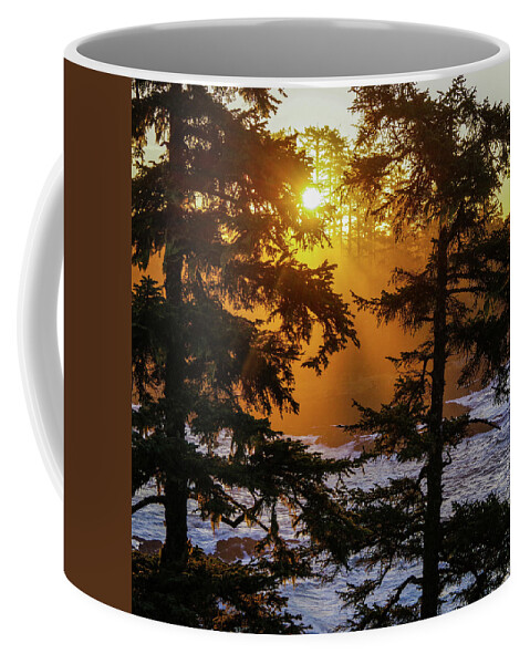 Sunrise Coffee Mug featuring the photograph Here comes the sun by Stephen Sloan