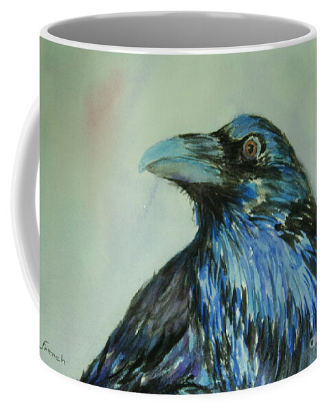 Watercolor Coffee Mug featuring the painting Here's Looking at You by Jeanette French