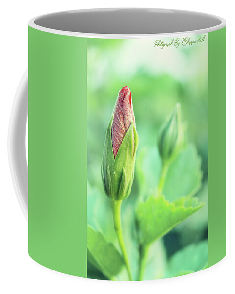 Hibiscus Flower Coffee Mug featuring the digital art Hibiscus 82 by Kevin Chippindall
