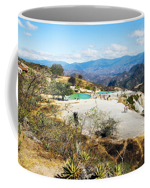 Hierve Del Agua Coffee Mug featuring the photograph Hierve del Agua by William Scott Koenig