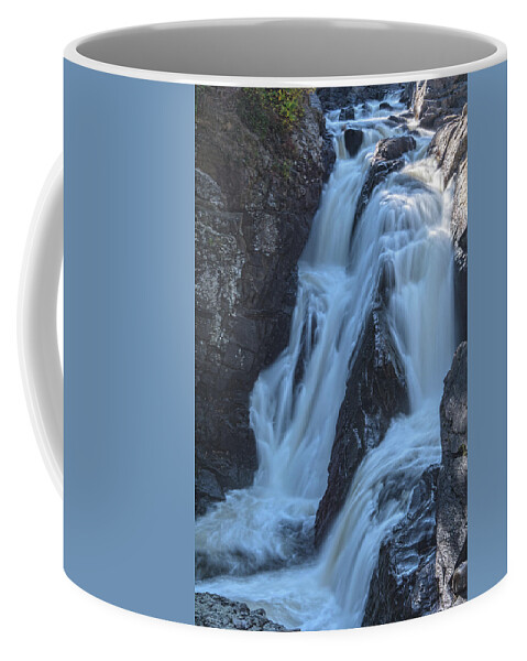 Autumn Coffee Mug featuring the photograph High Falls Gorge Vertical by Angelo Marcialis