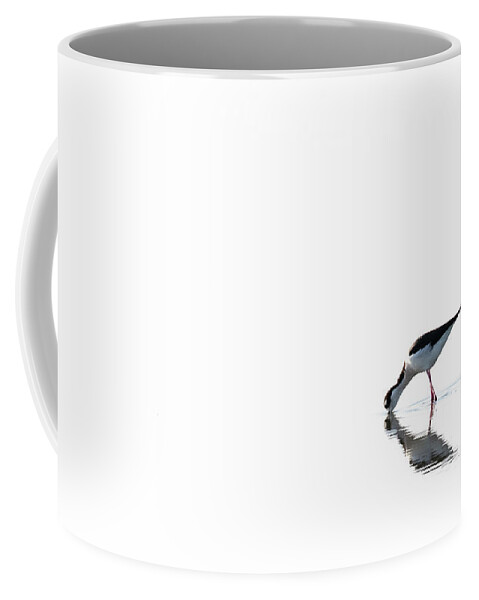 Stilt Coffee Mug featuring the photograph High-key Stilt by Patrick Nowotny