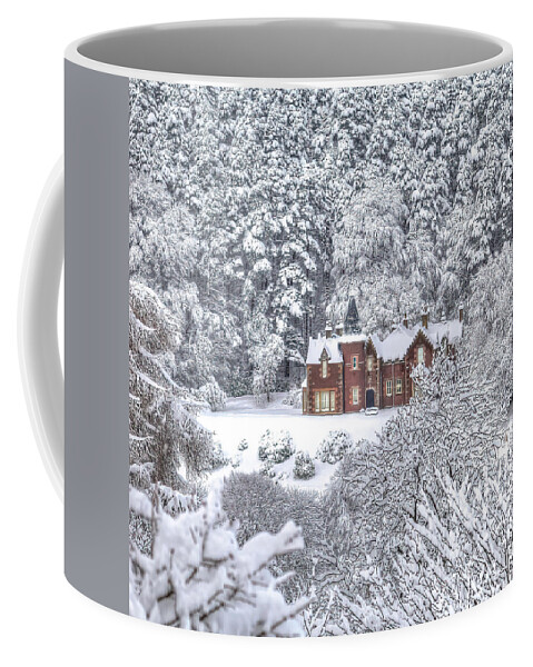 Highland Coffee Mug featuring the photograph Highland Scotland Fairytale Valley Winter Retreat by OBT Imaging