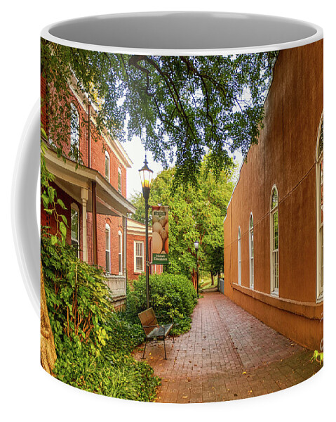 Small Town Coffee Mug featuring the photograph Historic Downtown Davidson by Amy Dundon