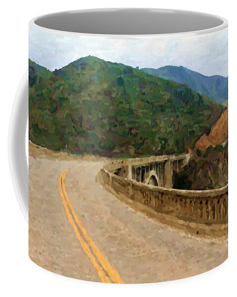 Road Coffee Mug featuring the photograph Hitting the Road by Katherine Erickson