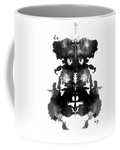 Abstract Coffee Mug featuring the painting Holding Breath by Stephenie Zagorski