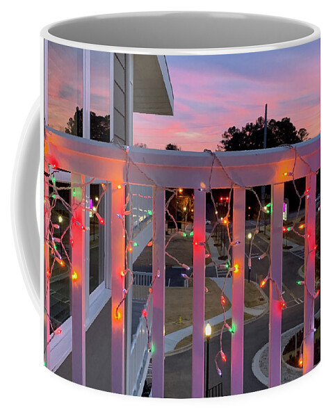 Macon Coffee Mug featuring the photograph Holiday Lights by Rod Whyte