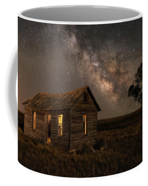 Milky Way Coffee Mug featuring the photograph Home Alone by Chuck Rasco Photography