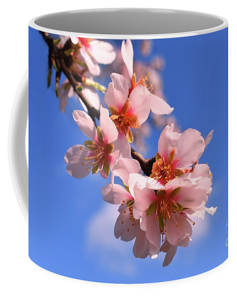 Flower Branch Coffee Mug featuring the photograph Hope Flower Blossoms In Spring 02 by Leonida Arte