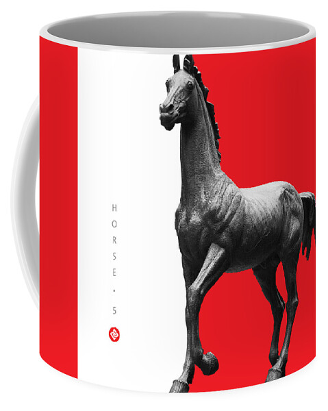 Horse Photographs Coffee Mug featuring the digital art Horse 5 by David Davies