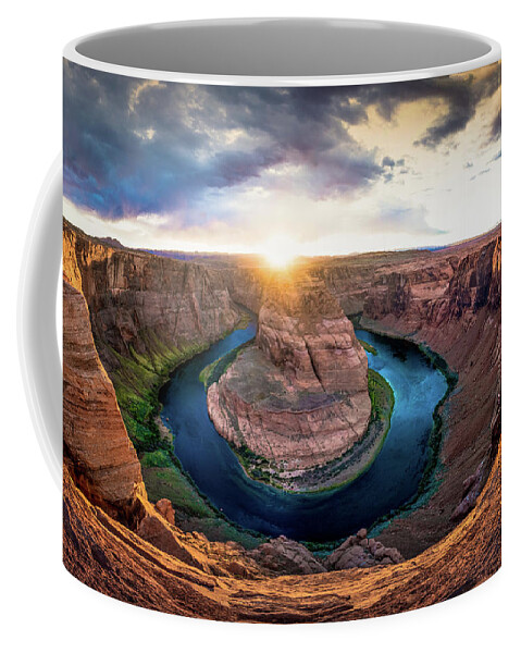 Page Coffee Mug featuring the photograph Horseshoe Bend 02 by Niels Nielsen