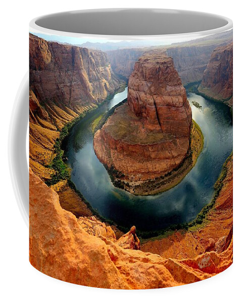 Arizona Coffee Mug featuring the photograph Horseshoe Bend by Kirk Stanley