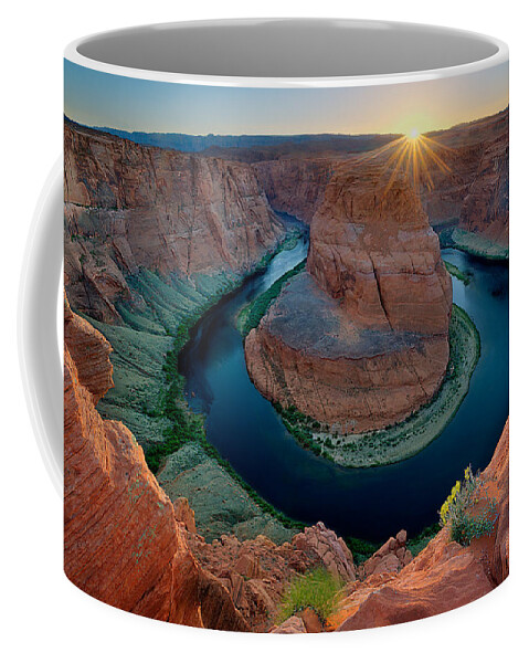 Horseshoe Bend Coffee Mug featuring the photograph Horseshoe Bend by Peter Boehringer