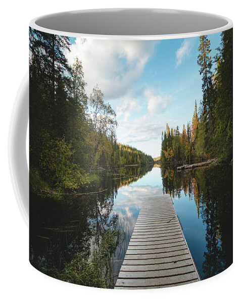 Male Emotion Coffee Mug featuring the photograph Hossa national park, Finland by Vaclav Sonnek