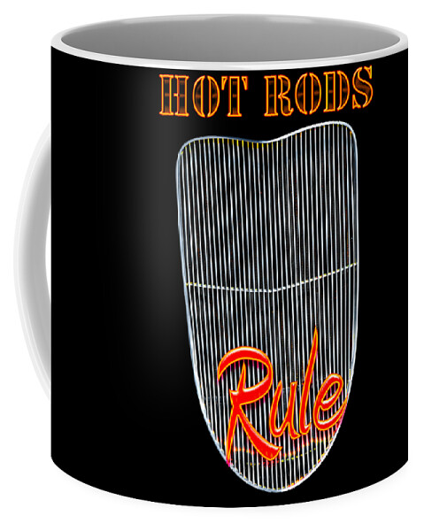 David Lawson Photography Coffee Mug featuring the photograph Hot Rods Rule by David Lawson