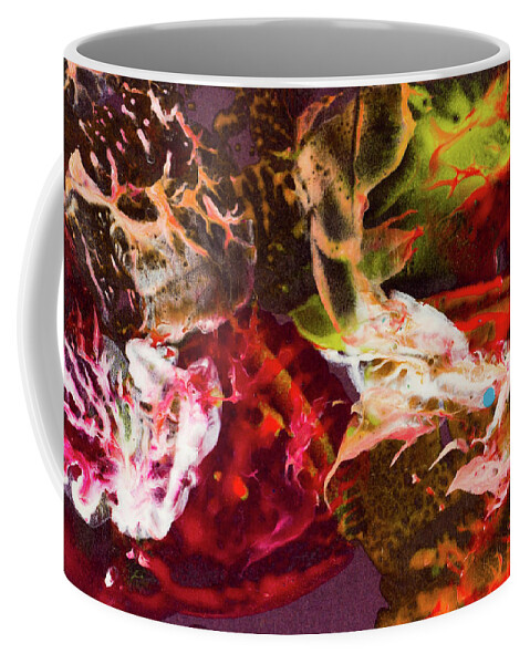 Encaustic Coffee Mug featuring the painting Hot Time in the Old Towne by Lee Beuther