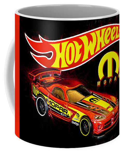 Dodge Muscle Car Coffee Mug featuring the photograph Hot Wheels Dodge Viper by James Sage