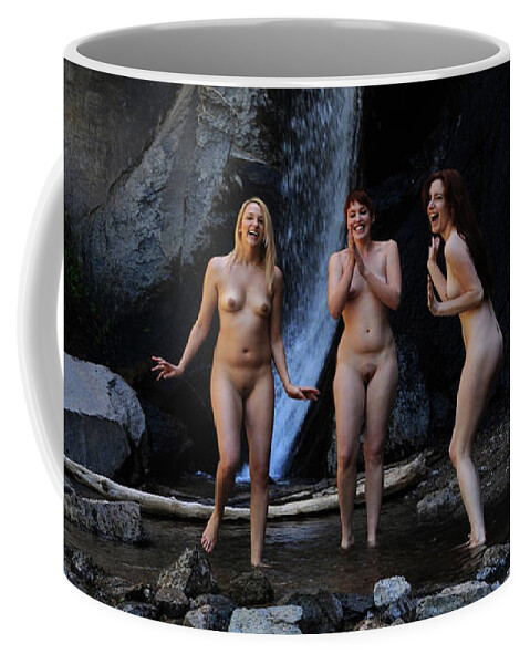 Girls Coffee Mug featuring the photograph Hot Young Nude Women by Robert WK Clark