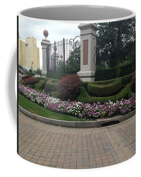 Hotel Coffee Mug featuring the photograph Hotel Entrance by Catherine Wilson