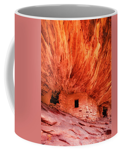 Amaizing Coffee Mug featuring the photograph House on Fire by Edgars Erglis