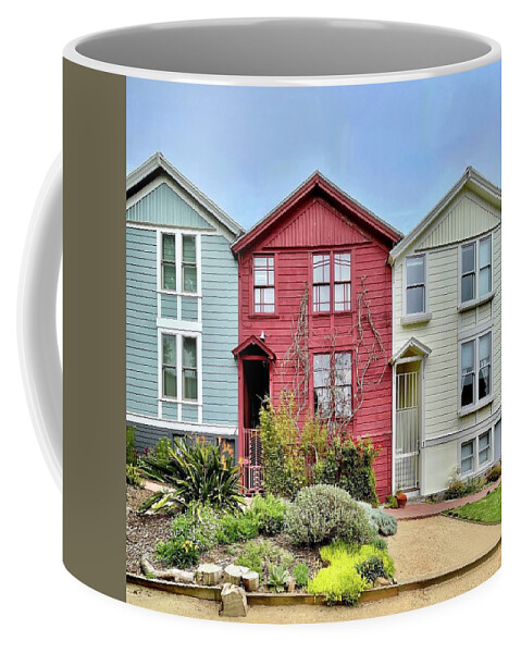  Coffee Mug featuring the photograph House Trio by Julie Gebhardt