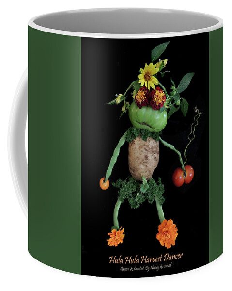 Vegetables Coffee Mug featuring the photograph Hula Hula Harvest Frog Vegetable Art by Nancy Griswold