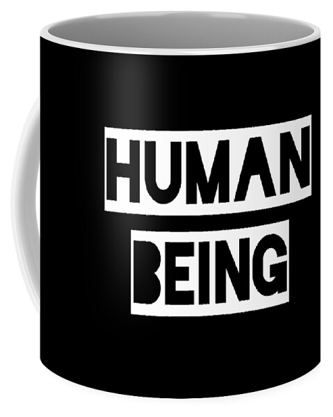  Coffee Mug featuring the painting Human Being by Clayton Singleton