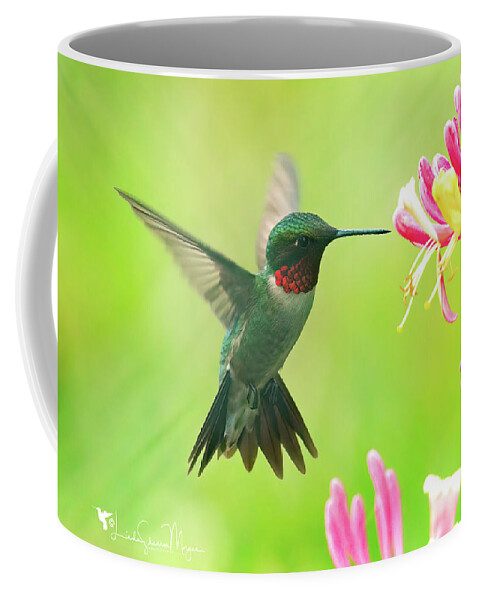 Nature Coffee Mug featuring the photograph Hummingbird Beauty by Linda Shannon Morgan